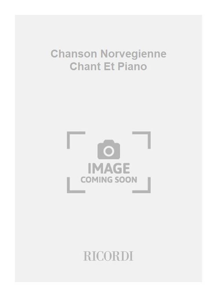 Chanson Norvegienne Chant Et Piano